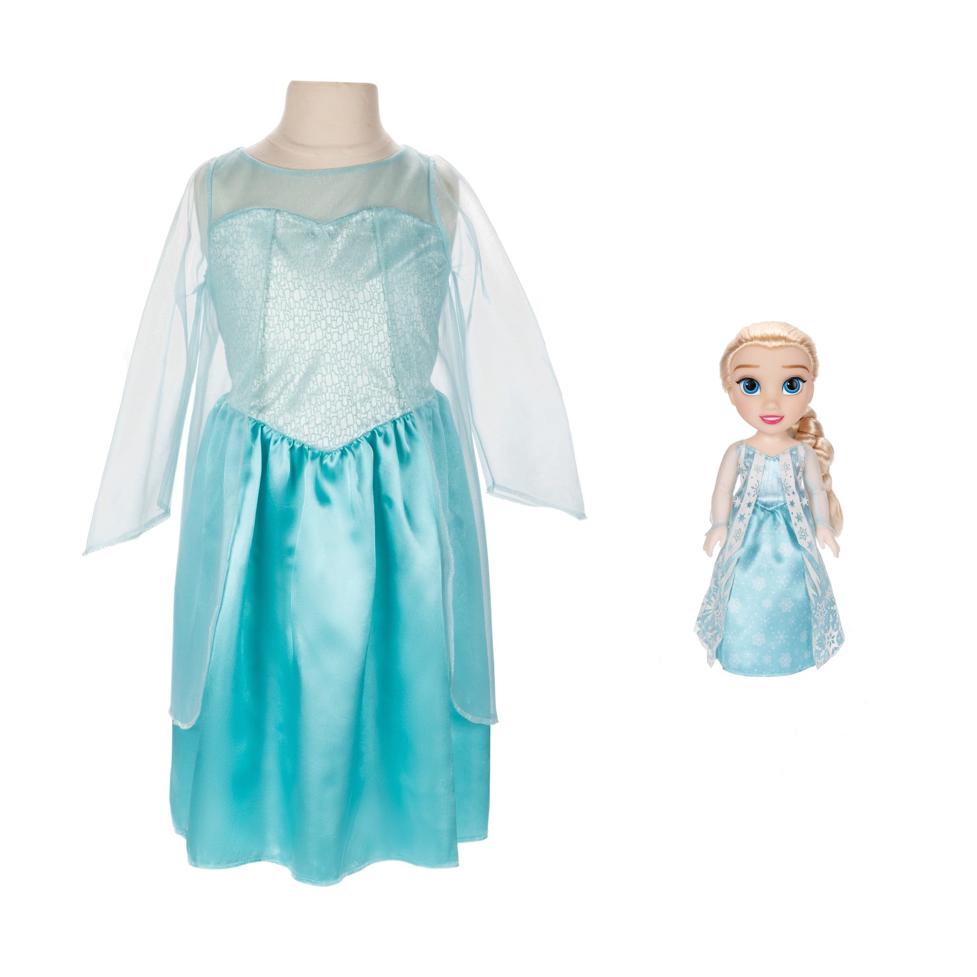 Disney's Frozen Elsa 14 inch Toddler Doll with Dress up Outfit Female Child 3 to 6 Years