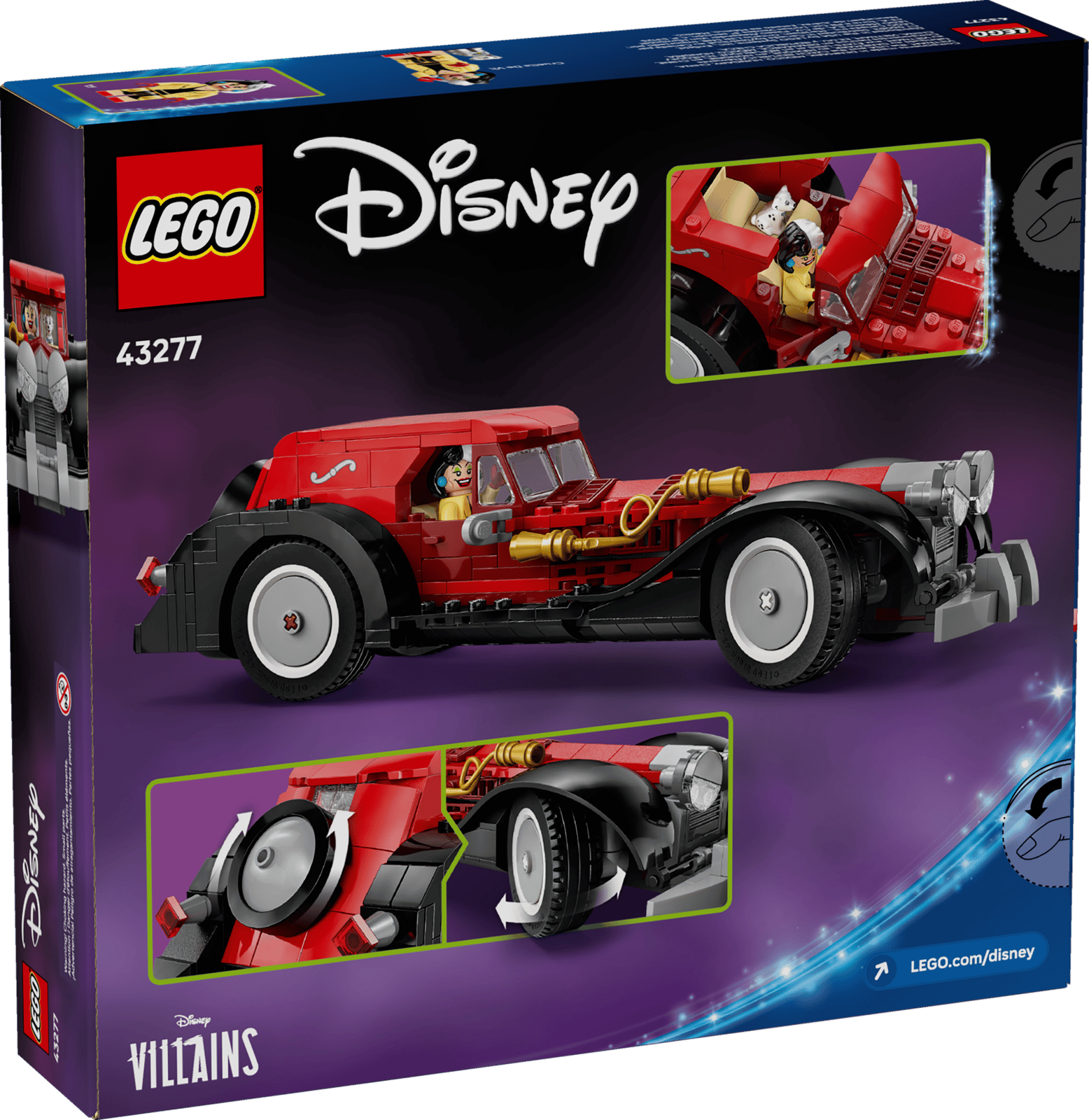 LEGO® Disney™ Cruella De Vil's Car 43277