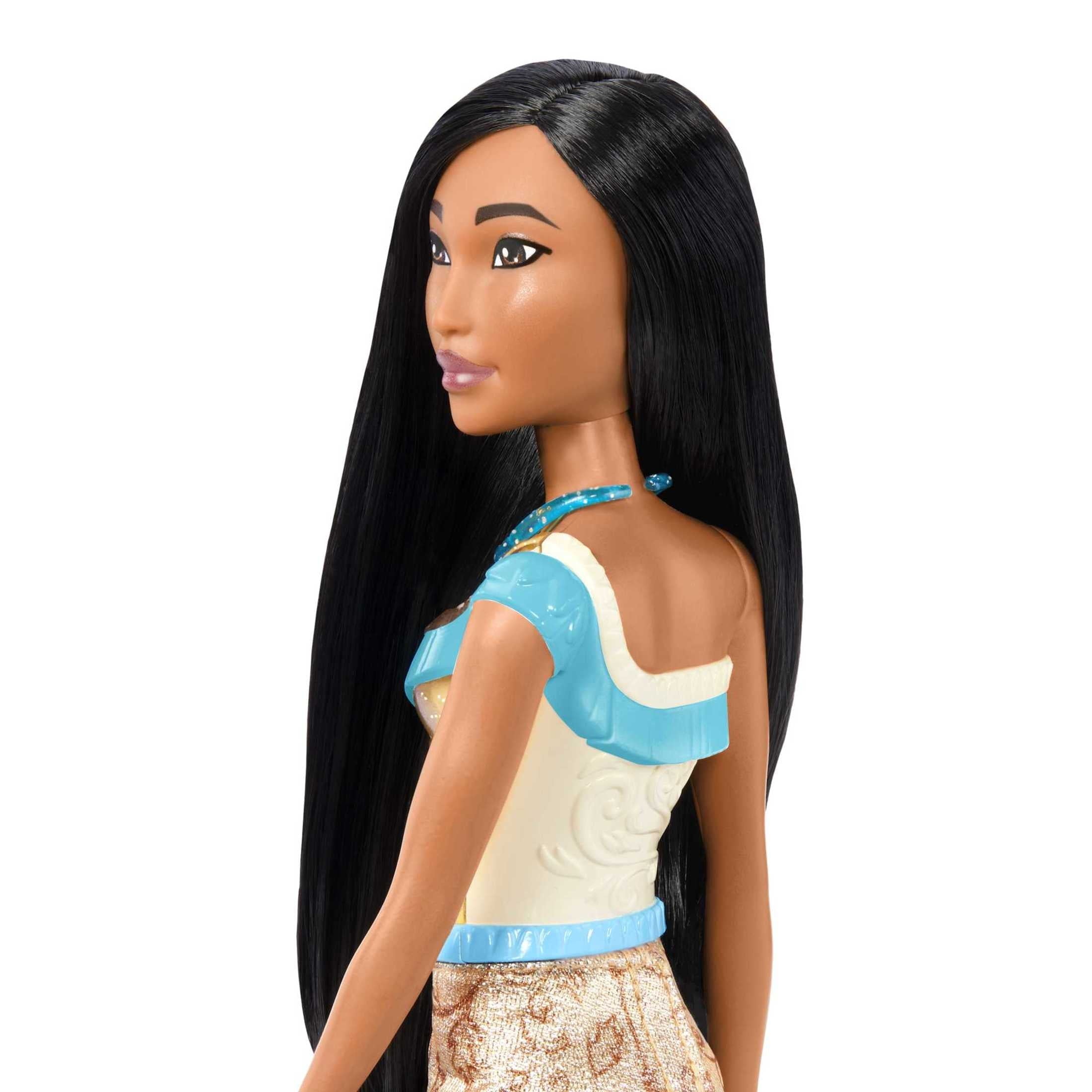 Disney Princess Pochontas 11 inch Fashion Doll with Black Hair, Brown Eyes & Necklace Accessory