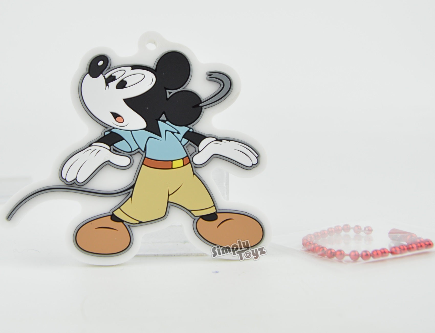 Disney Mickey Mouse The True Original Rubber Mascot Key Chain