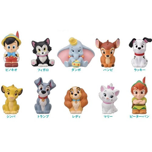 Disney Classic Characters Soft Vinyl Ensky 1-Inch Puppet Mascot Vinyl Mini-Figure