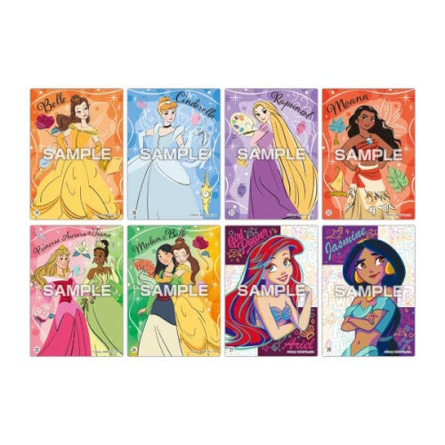Disney Princess Clear Card Series Ensky Collectible 2-Card Pack