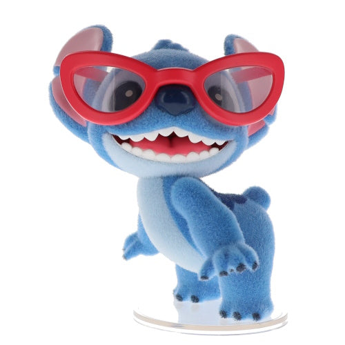 Disney Hello Stitch Flocked Figure Series Toptoy 4-Inch Mini-Figure