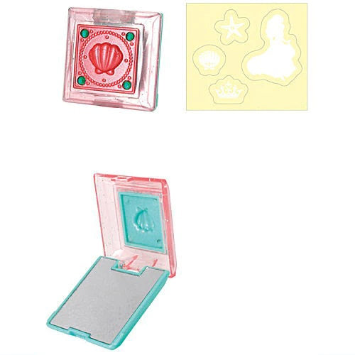 Disney Princess Compact Mirror Takara Tomy 2-Inch Collectible Toy