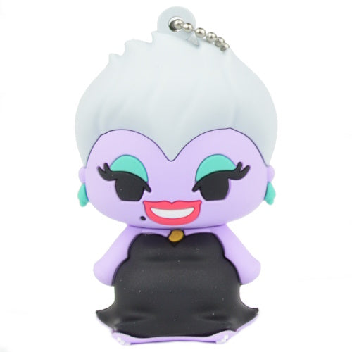 Disney Villains Rubber Mascot Takara Tomy 2-Inch Key Chain