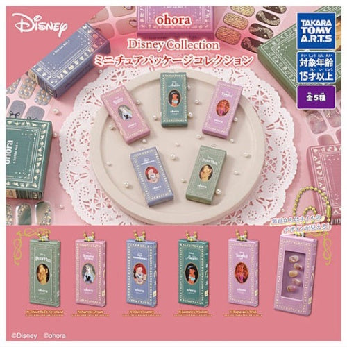 Disney Collection Ohora Nails Miniature Package Takara Tomy 2-Inch Key Chain