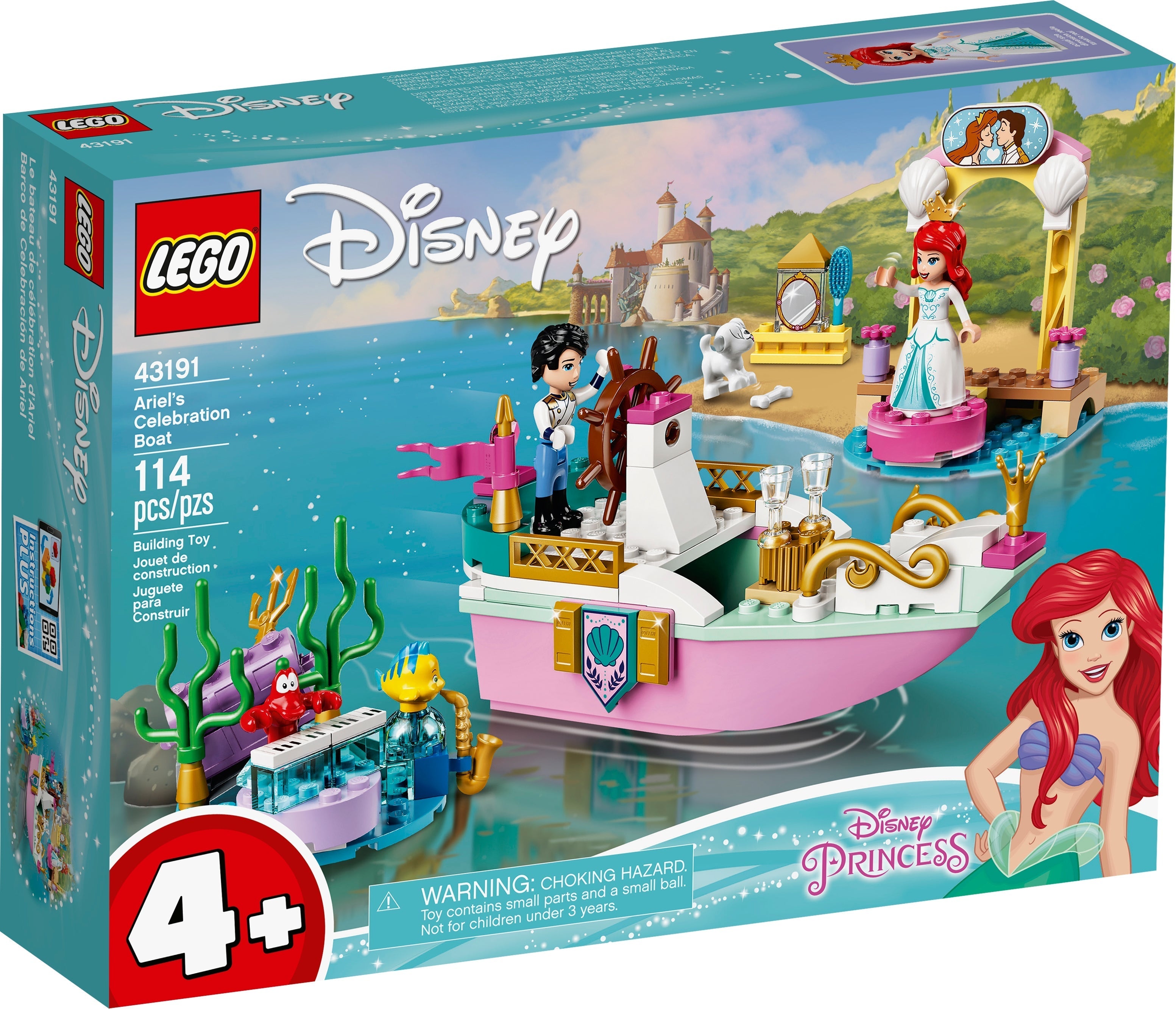 Disney Princess 43191 Ariel’s Boat Celebration