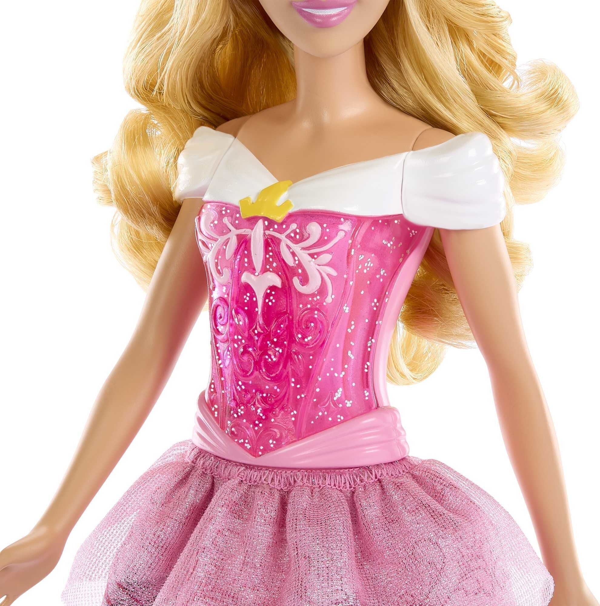 Disney Princess Aurora 11 inch Fashion Doll with Blonde Hair, Purple Eyes & Tiara Accessory