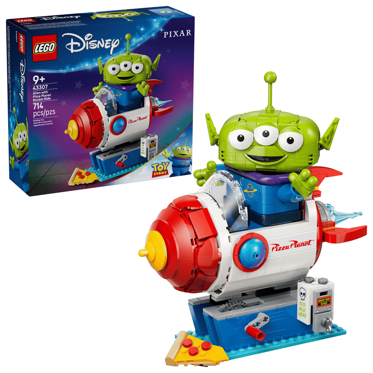 43307 - Alien with Pizza Planet Rocket Ride - ND