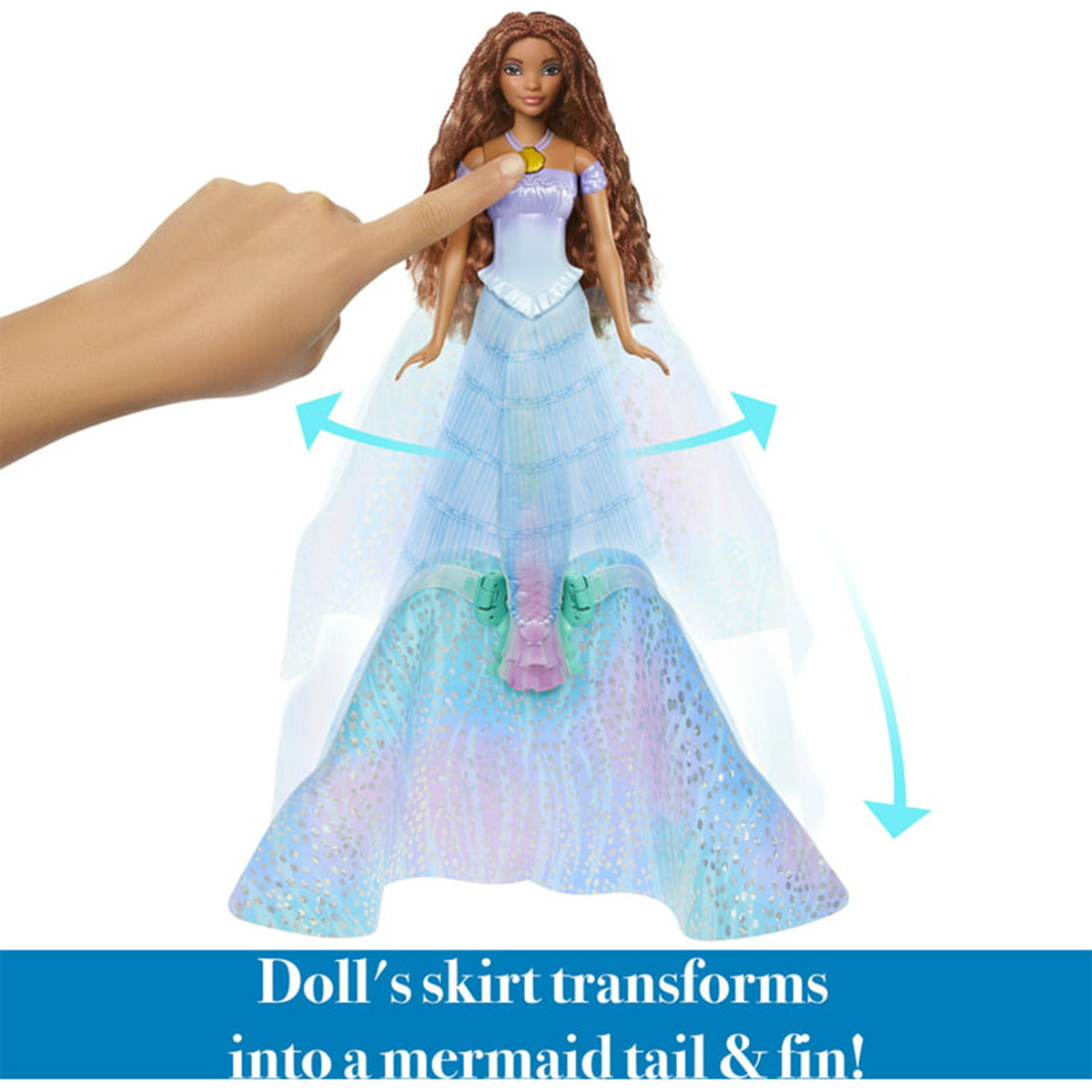Disney The Little Mermaid Transforming Ariel Fashion Doll