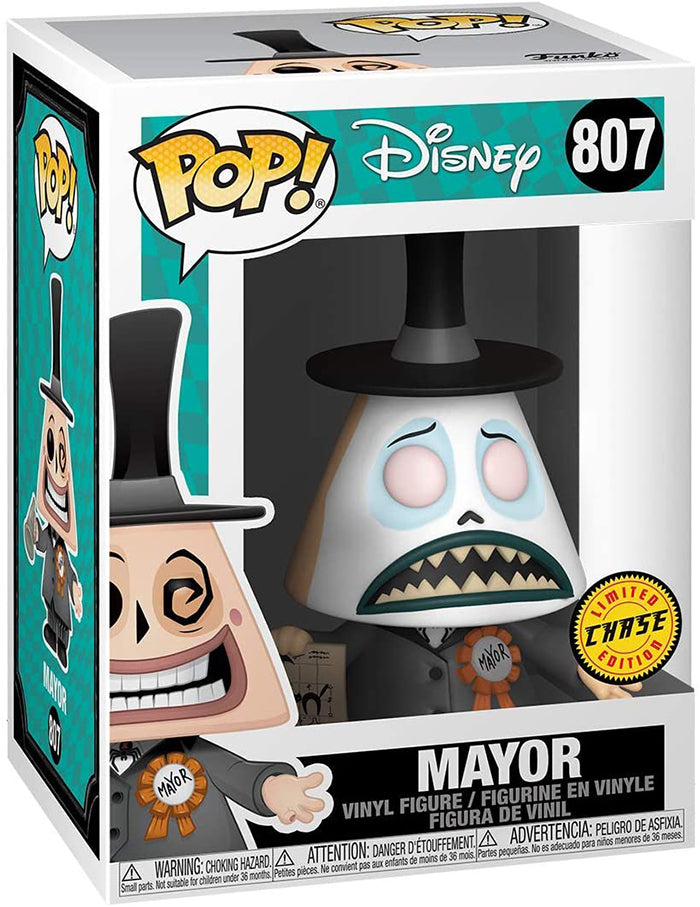 Pop Disney Nightmare Before Christmas 3.75 Inch Action Figure   - Mayor #807 Chase