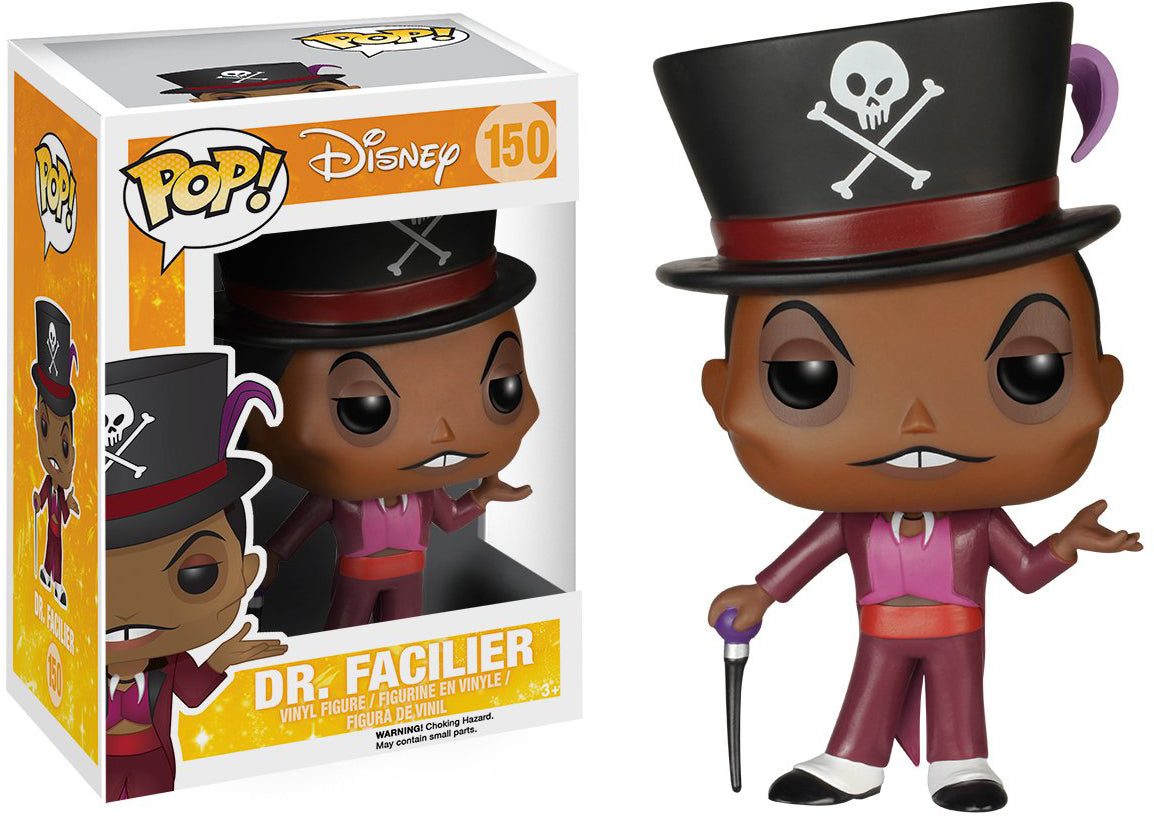 Pop Disney 3.75 Inch Action Figure Princess & The Frog - Dr. Facilier #150 (Sub-Standard Packaging)